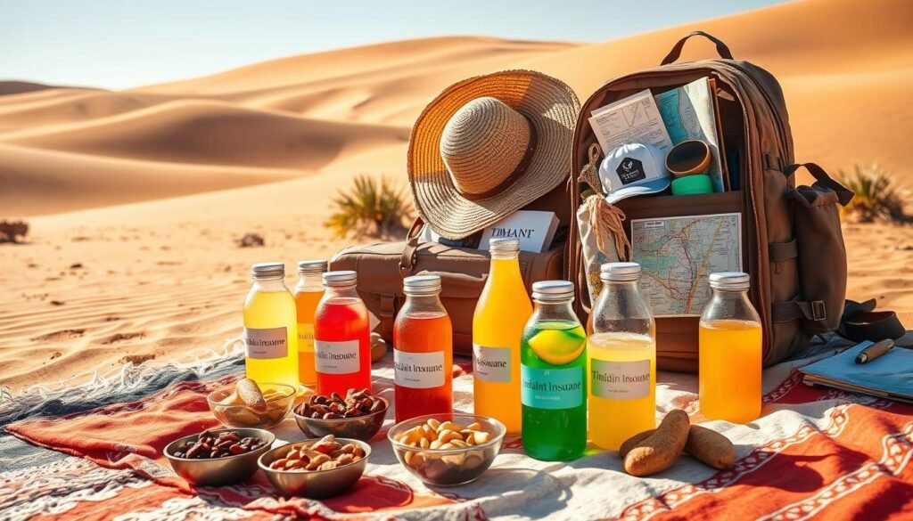 packing for a desert day trip