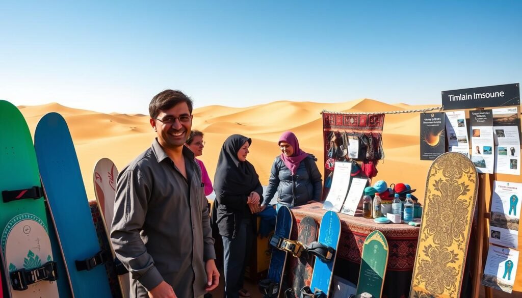 sandboarding gear rental in Morocco