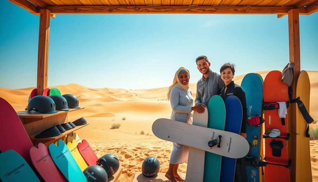sandboarding gear rental in Morocco