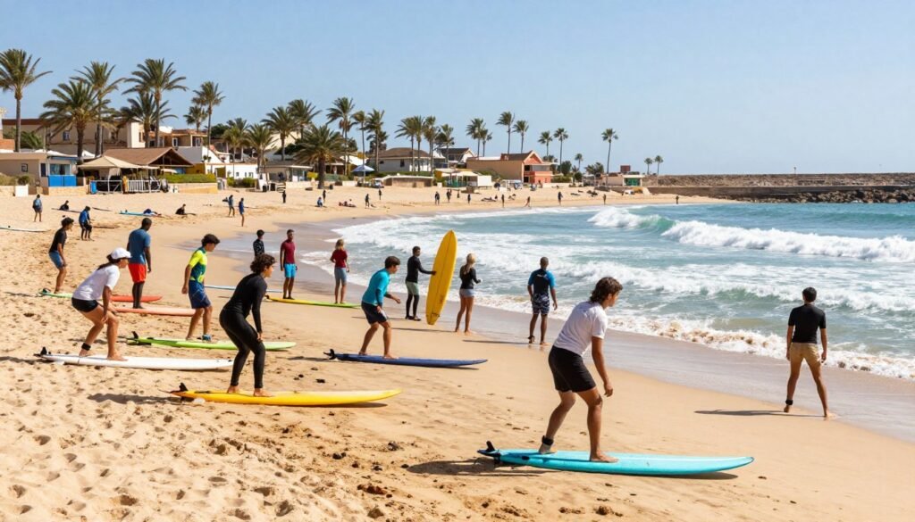 best surf schools in Agadir